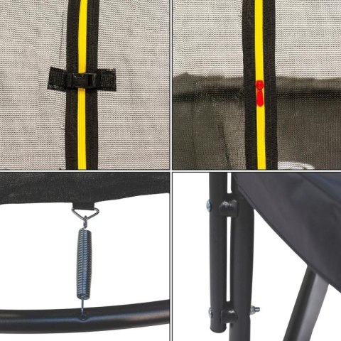 TRAMPOLINA ENERO Z SIATKĄ WEWNĘTRZNĄ fi244CM PREMIUM Enero