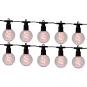 GIRLANDA OGRODOWA PARTY LIGHT 10LED G80 MULTIKOLOR PROGARDEN