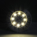LAMPA SOLARNA 8 LED SMD DO WBICIA W PODŁOŻE KPL.12SZT SASKA GARDEN