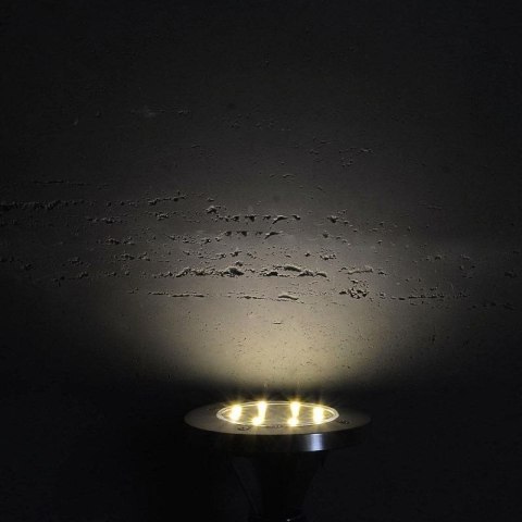 LAMPA SOLARNA 8 LED SMD DO WBICIA W PODŁOŻE KPL.12SZT SASKA GARDEN