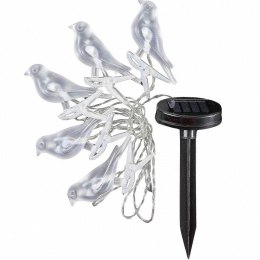 LAMPA SOLARNA GIRLANDA OGRODOWA PARTY LIGHT PTASZKI 5LED SASKA GARDEN