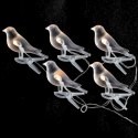 LAMPA SOLARNA GIRLANDA OGRODOWA PARTY LIGHT PTASZKI 5LED SASKA GARDEN
