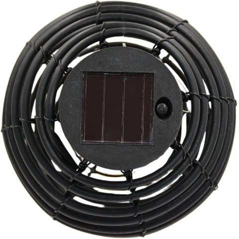LAMPA SOLARNA KULA RATTAN CZARNA PROGARDEN PROGARDEN