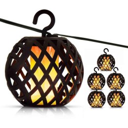 LAMPA SOLARNA KULE OGNIOWE 7CM 5SZT SASKA GARDEN