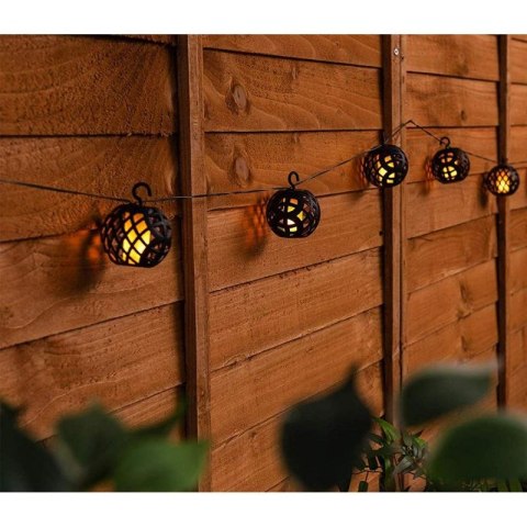 LAMPA SOLARNA KULE OGNIOWE 7CM 5SZT SASKA GARDEN
