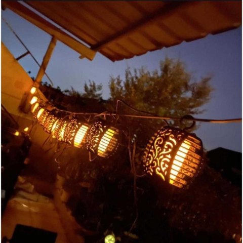 LAMPA SOLARNA KULE OGNIOWE 7CM 5SZT SASKA GARDEN