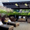 LAMPA ULICZNA LATARNIA SOLARNA 120LED + PILOT CZUJNIK RUCHU I ZMIERZCHU SASKA GARDEN