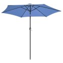 PARASOL OGRODOWY 300CM SKŁADANY GRANATOWY SASKA GARDEN