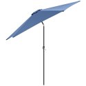 PARASOL OGRODOWY 300CM SKŁADANY GRANATOWY SASKA GARDEN