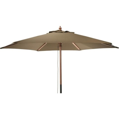 PARASOL OGRODOWY DREWNIANY 250CM SKŁADANY PIASKOWY PROGARDEN
