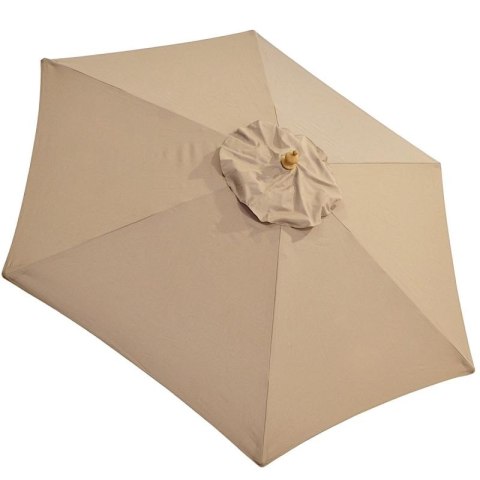 PARASOL OGRODOWY DREWNIANY 250CM SKŁADANY PIASKOWY PROGARDEN