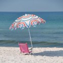 PARASOL PLAŻOWO OGRODOWY 160CM PASEK NIEBIESKO RÓŻOWY PROGARDEN