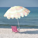 PARASOL PLAŻOWO OGRODOWY 160CM POMARAŃCZOWO ZIELONY PROGARDEN