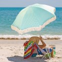 PARASOL PLAŻOWO OGRODOWY Z FRĘDZLAMI 174CM ZIELONY PROGARDEN