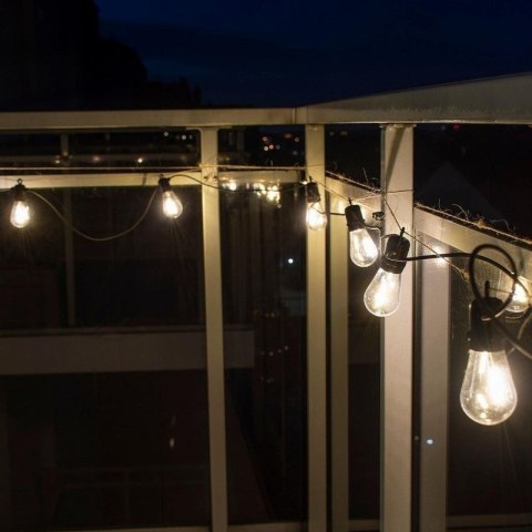 PARTY LIGHT GIRLANDA ZEWNĘTRZNA 10 ŻARÓWEK 10LED 8M 230V SASKA GARDEN