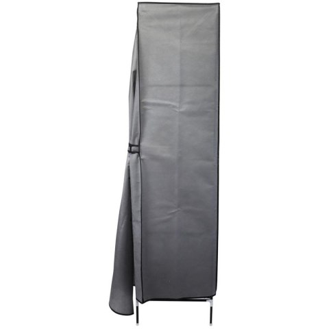 SZAFA TEKSTYLNA GARDEROBA 168x45x172CM CIEMNOSZARA 45238 SASKA GARDEN