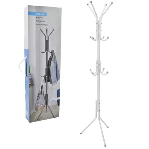 WIESZAK NA UBRANIA I AKCESORIA 3 WYSOKOŚCI 170CM BIAŁY Excellent houseware