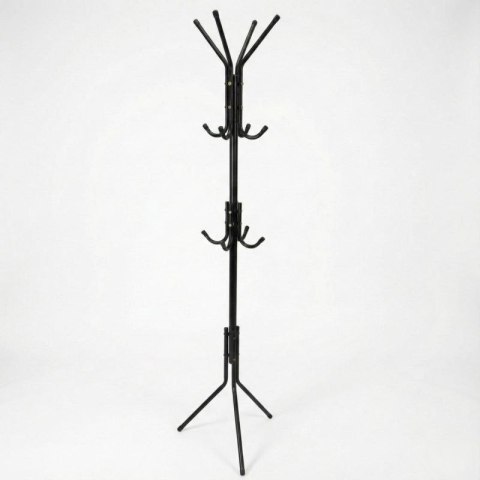 WIESZAK NA UBRANIA I AKCESORIA 3 WYSOKOŚCI 170CM CZARNY Excellent houseware
