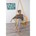 HAMAK AŻUROWY FOTEL WISZĄCY BOCIANIE GNIAZDO 80x60CM Z PODUSZKĄ MIODOWY Royokamp