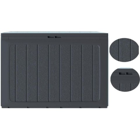 SKRZYNIA OGRODOWA 190L ANTRACYT BOARDEBOX Prosperplast