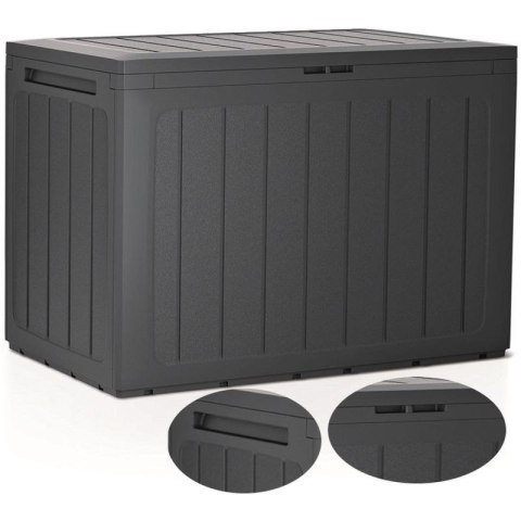 SKRZYNIA OGRODOWA 190L ANTRACYT BOARDEBOX Prosperplast