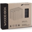 SKRZYNIA OGRODOWA 190L BRĄZ WOODEBOX Prosperplast