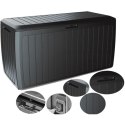 SKRZYNIA OGRODOWA 290L BOXE BOARD ANTRACYT Prosperplast