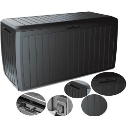 SKRZYNIA OGRODOWA 290L BOXE BOARD ANTRACYT Prosperplast