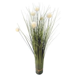 SZTUCZNA TRAWA FEJKA JAK ŻYWA Z BIAŁYMI KULKAMI 70 CM SASKA GARDEN