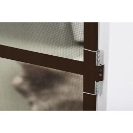 MOSKITIERA DRZWI ALU 100X215 BRĄZ BASIC PLUS Easy life Mako