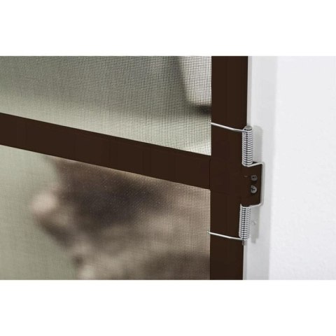 MOSKITIERA DRZWI ALU 100X215 BRĄZ BASIC PLUS Easy life Mako