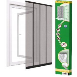 MOSKITIERA DRZWIOWA LAMELOWA 100X220 POLIESTER+TAŚMA RZEP Easy life Mako