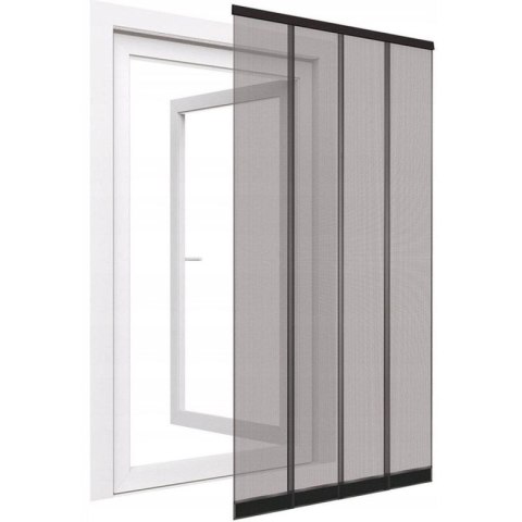MOSKITIERA DRZWIOWA LAMELOWA 100X220 POLIESTER+TAŚMA RZEP Easy life Mako