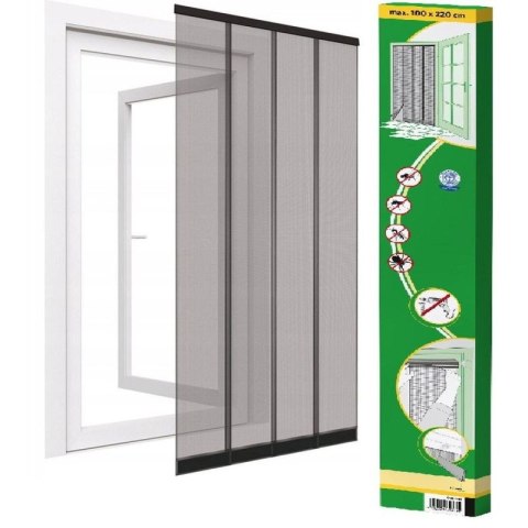 MOSKITIERA DRZWIOWA LAMELOWA 100X220 POLIESTER+TAŚMA RZEP Easy life Mako
