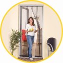 MOSKITIERA DRZWIOWA LAMELOWA 100X220 POLIESTER+TAŚMA RZEP Easy life Mako