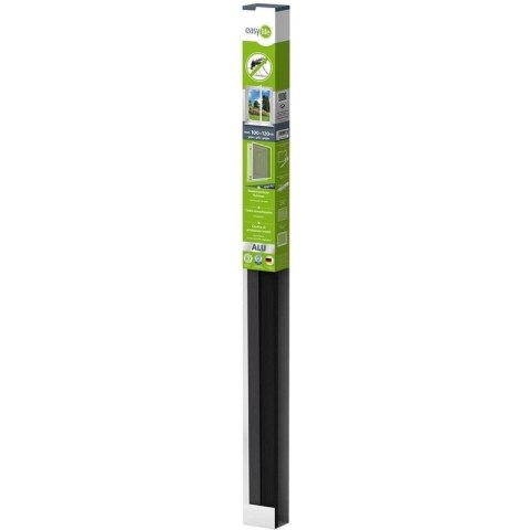 MOSKITIERA OKNO ALU 100X120 ANTRACYT Easy life Mako