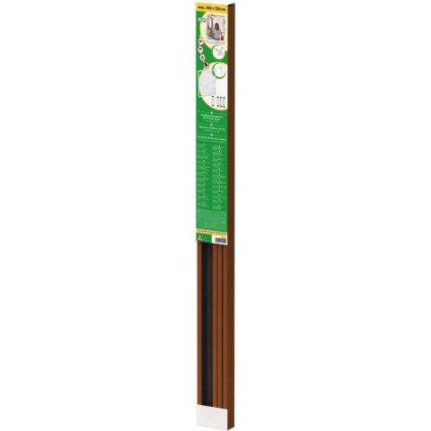MOSKITIERA OKNO ALU 100X120 BRĄZ PLUS Easy life Mako