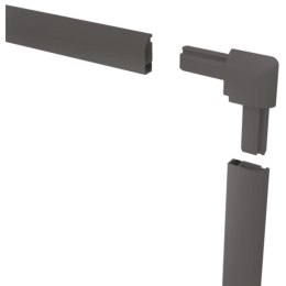 MOSKITIERA OKNO ALU 120X140 ANTRACYT Easy life Mako
