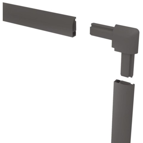 MOSKITIERA OKNO ALU 120X140 ANTRACYT Easy life Mako