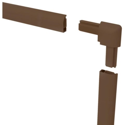 MOSKITIERA OKNO ALU 120X140 BRĄZ Easy life Mako