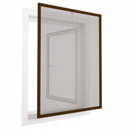 MOSKITIERA OKNO ALU 120X140 BRĄZ Easy life Mako