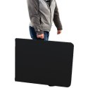 STÓŁ CATERINGOWY SKŁADANY W WALIZKĘ 180x70x74CM MAX.100KG CZARNY SASKA GARDEN