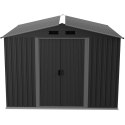 DOMEK OGRODOWY NARZĘDZIOWY METALOWY 257X257X202CM SASKA GARDEN
