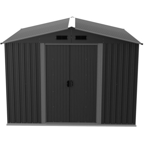 DOMEK OGRODOWY NARZĘDZIOWY METALOWY 257X257X202CM SASKA GARDEN