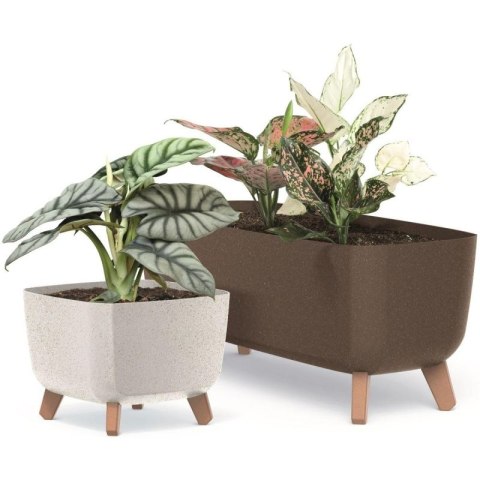 DONICZKA GRACIA SQUARE ECO WOOD 29x29CM KAWA Prosperplast
