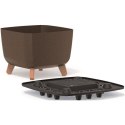 DONICZKA GRACIA SQUARE ECO WOOD 29x29CM KAWA Prosperplast