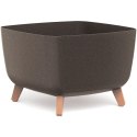 DONICZKA GRACIA SQUARE ECO WOOD 39x39CM KAWA Prosperplast