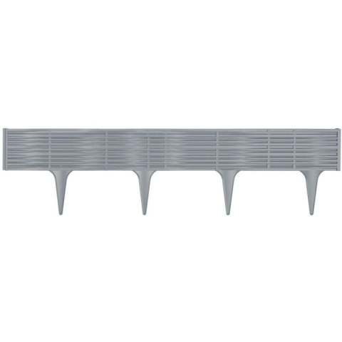 PALISADA OGRODOWA OBRZEŻE TRAWNIKOWE BORDER WIKLINA 390CM SZARY KAMIEŃ Prosperplast