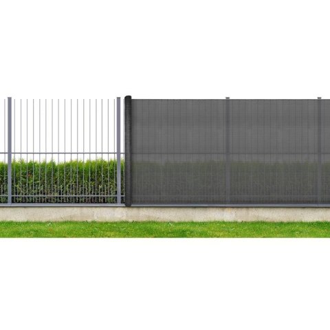 SIATKA CIENIUJĄCA 110G/M2 1.5X25M CIEMNO SZARA SASKA GARDEN