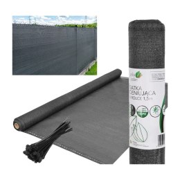 SIATKA CIENIUJĄCA 110G/M2 1.5X50M CIEMNO SZARA SASKA GARDEN